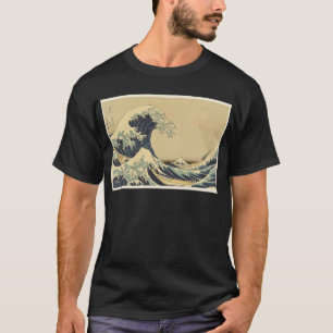 T-shirts Grande onda de Hokusai fora de Kanagawa