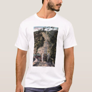 T-shirts Grande opinião da estrada de ferro do declive