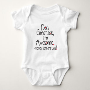 T-shirts Grande trabalho do pai eu sou impressionante. Dia
