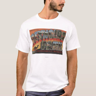T-shirts Grandes cenas da letra - parque de Reynolds, NC