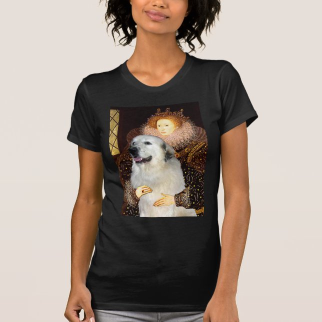 T-shirts Grandes Pirenéus 9 - Rainha (Frente)