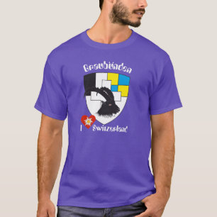 T-shirts Graubünden Grigioni Grischun Suíça Suisse Svizr