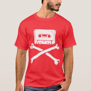 T-shirts Gravação Home da pirataria da fita & do pirata d