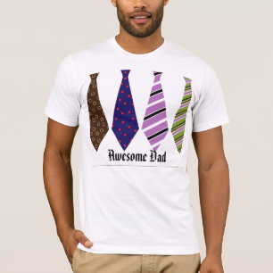 T-shirts Gravatas Dia dos Pais Mod Estilosas Elegantes