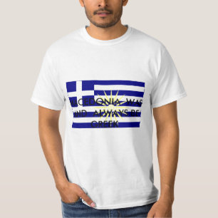 T-shirts Greek_Macedonia, MACEDÓNIA ERA   E SEMPRE B…