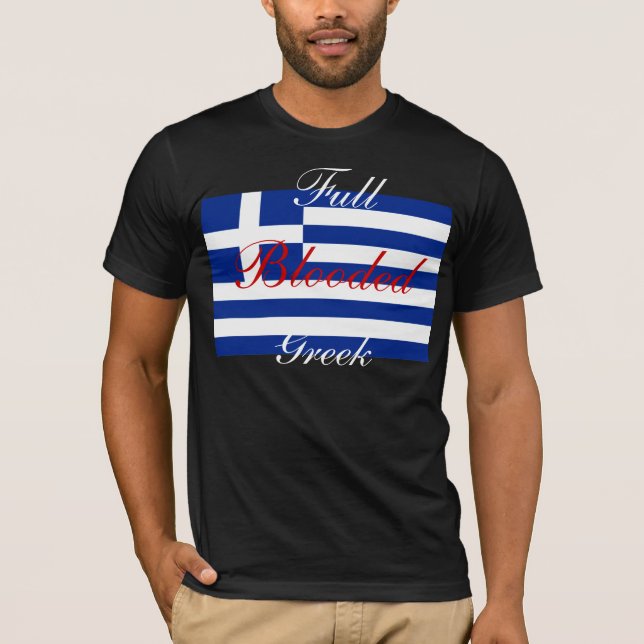 T-SHIRTS GREGO DO CHEIO BLOODED (Frente)