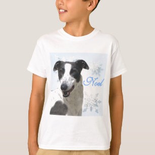 T-shirts Greyhound Black & White Noel2