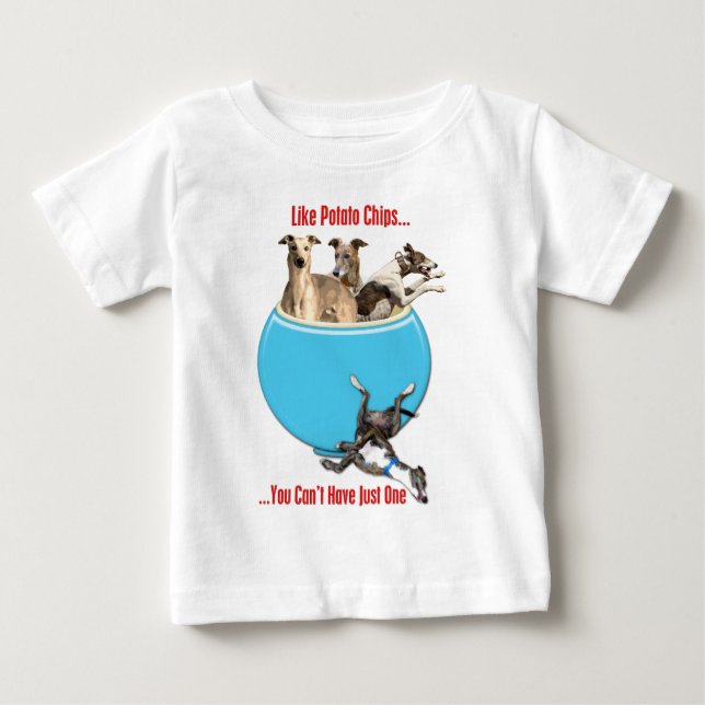 T-shirts Greyhounds Like Potato Chips (Frente)