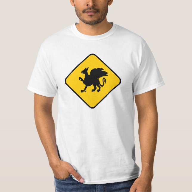 T-shirts Grifo de advertência! (Frente)