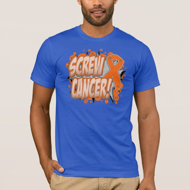 T-shirts Grito Leucemia Cancer Estilo (Frente)