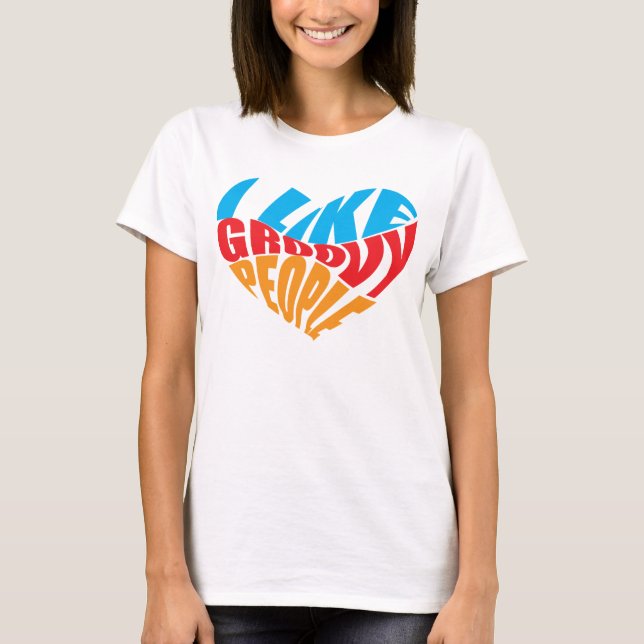 T-shirts Groovy Love (Frente)