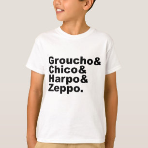 T-shirts Groucho & Chico & Harpo & Zeppo