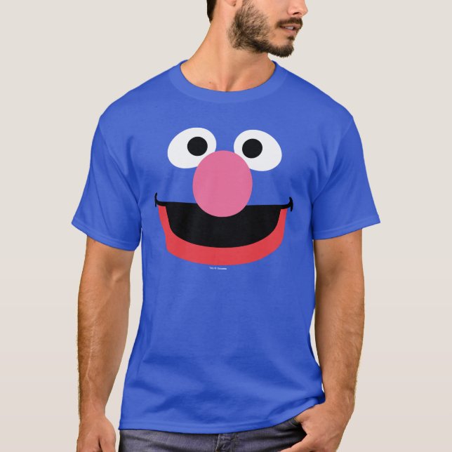 T-shirts Grover Face Art (Frente)