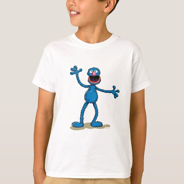 T-shirts Grover Vintage (Frente)