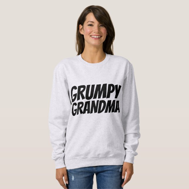 T-shirts GRUMPY GRANDMA Funny (Frente Completa)