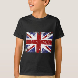 T-shirts Grunge britânico do punk de Union Jack da bandeira