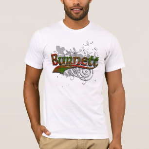 T-shirts Grunge do Tartan de Burnett