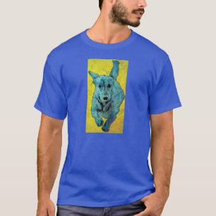 T-shirts Grunge Running do Dachshund do pop art