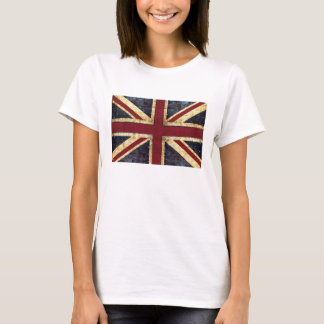 T-shirts Grunge Union Jack - clássico - olhar do vintage