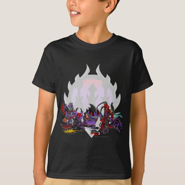 T-shirts Grupo da citadela de Darigan da equipe (Frente)