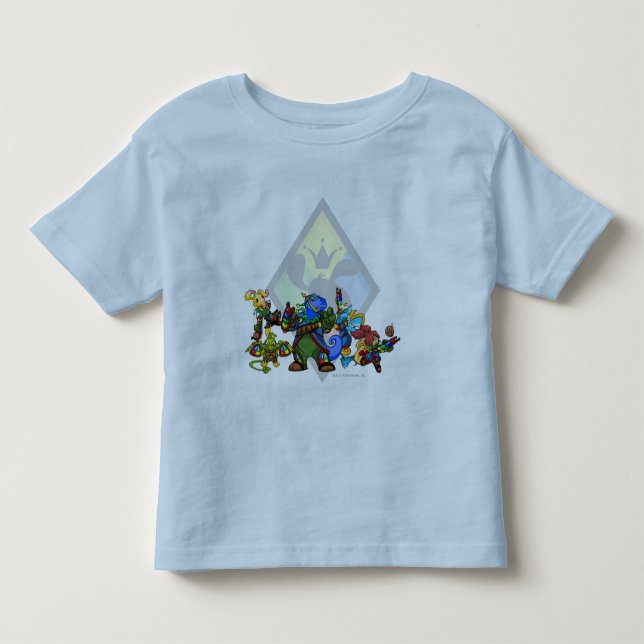 T-shirts Grupo de ilha de Roo da equipe (Frente)