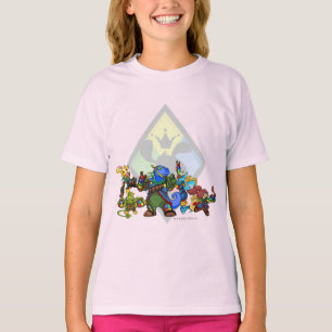T-shirts Grupo de ilha de Roo da equipe