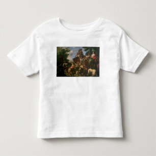 T-shirts Grupo de pastores com um cavalo