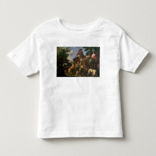 T-shirts Grupo de pastores com um cavalo (Frente)