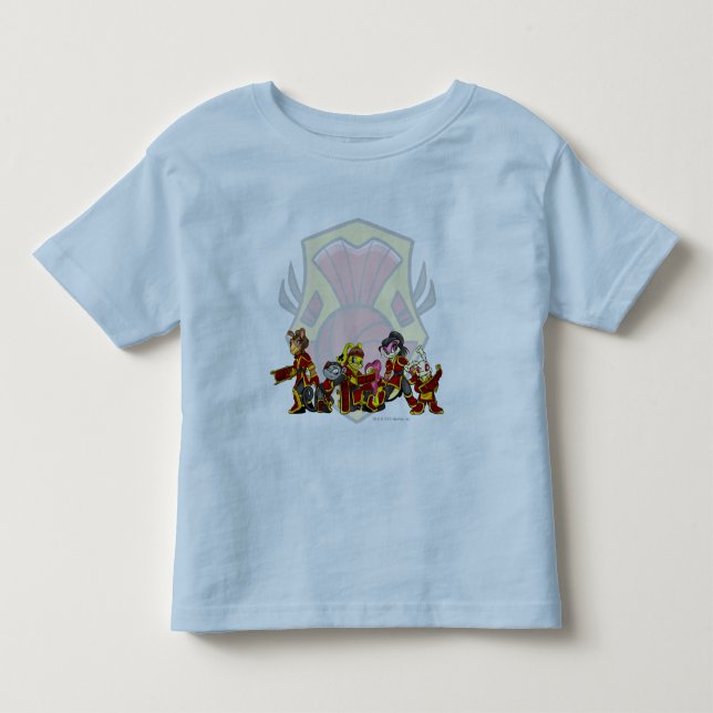 T-shirts Grupo de Shenkuu da equipe (Frente)