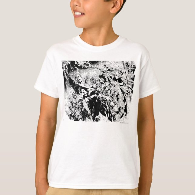 T-shirts Grupo Lanterna Verde (Frente)