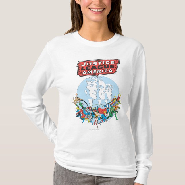 T-shirts Grupo Liga da Justiça da América (Frente)