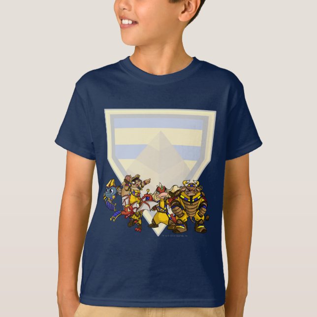 T-shirts Grupo perdido do deserto da equipe (Frente)