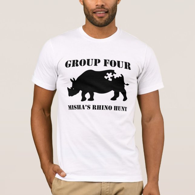 T-shirts Grupo quatro do design 5 (Frente)