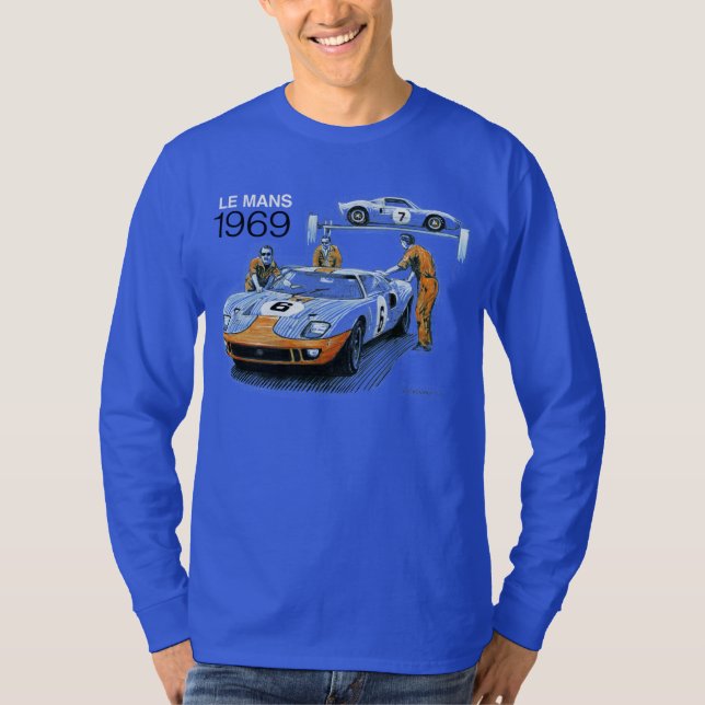 T-shirts GT40s Le Mans 1969 (Frente)