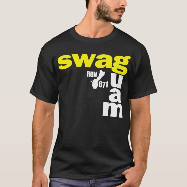 T-SHIRTS GUAM FUNCIONA 671 SWAGGED PARA FORA PITTSBURGH (Frente)