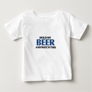 T-shirts Guardare minha cerveja (o bombardeiro azul)