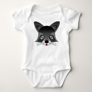 T-shirts Guaxinim - Bodysuit do jérsei do bebê
