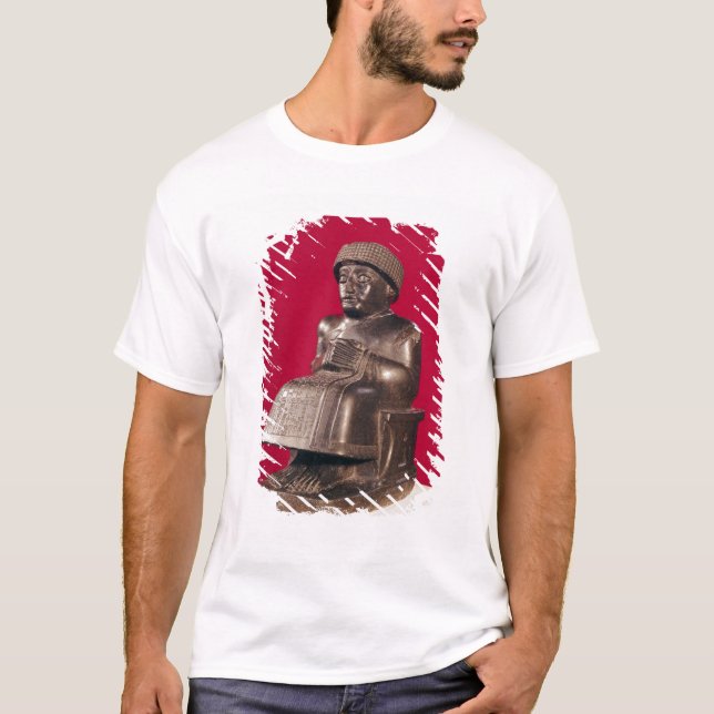 T-shirts Gudea, príncipe de Lagash, dedicou a (Frente)