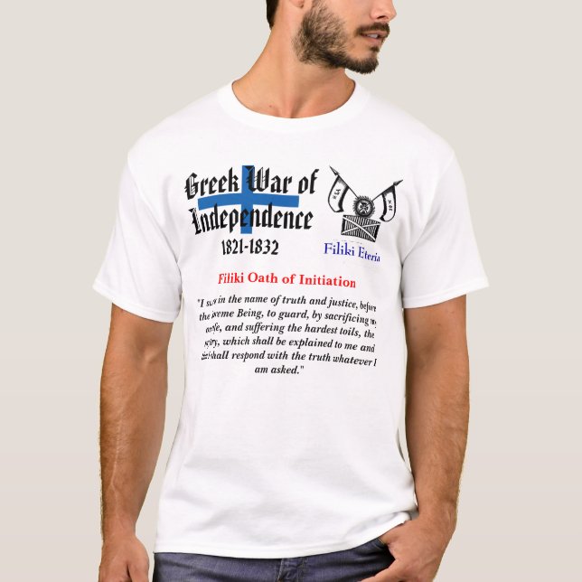 T-shirts Guerra da independência grega (Frente)