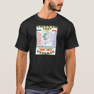 T-SHIRTS GUERRA DO VIETNAME. VETERANO AMERICANO DO EXÉRCITO