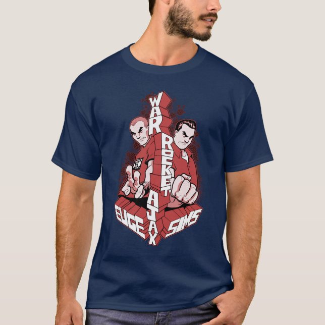 T-shirts Guerra Rocket Ajax (Frente)