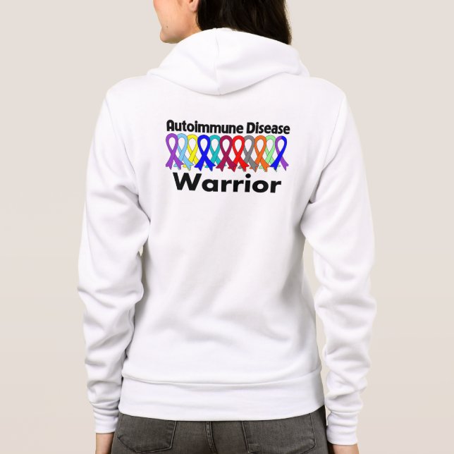 T-shirts Guerreiro da doença auto-imune (Verso)