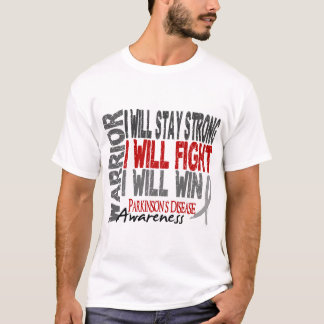 T-shirts Guerreiro da doença de Parkinson