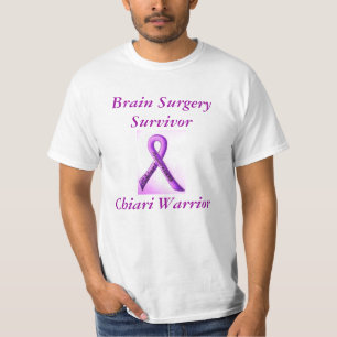 T-shirts Guerreiro de Chiari do sobrevivente da cirurgia de