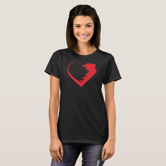 T-shirts Guerreiro do amor (Frente Completa)