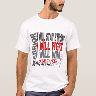 T-shirts Guerreiro do cancer de osso