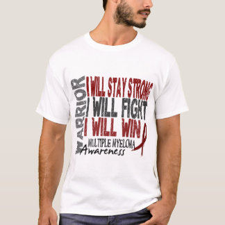 T-shirts Guerreiro do mieloma múltiplo