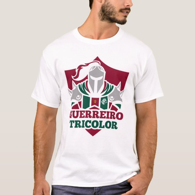 T-shirts Guerreiro Tricolor Fluminense (Frente)