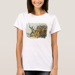 T-shirts Guerreiros de S. novo Wales gravado por M. Dubourg