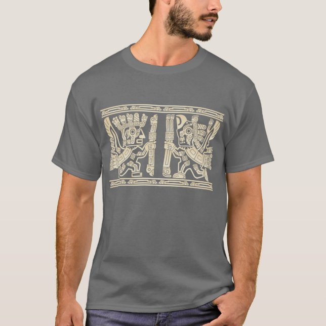 T-shirts Guerreiros de Tiwanaku Sun (Frente)